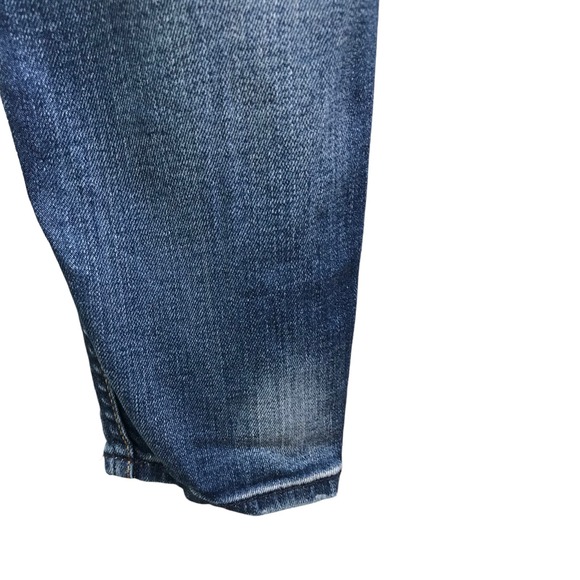 7 For All Mankind Women's The Ankle Skinny Jeans Mid-Rise Blue Denim Cotton 26 - Picture 10 of 14